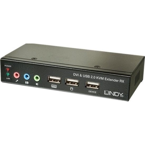 LINDY neu KVM-extender DVI 1920 x 1200 Pixel