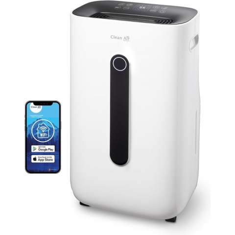 Clean Air Optima® CA-705 Smart - 2in1 Luchtontvochtiger en Luchtreiniger - 16 liter/dag - 5 voudige filtertechnologie