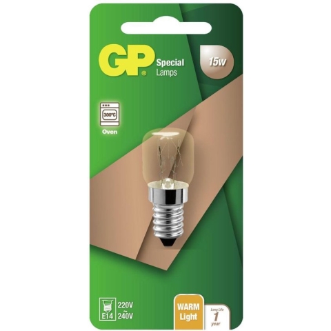GP Ovenlamp E14 15W Buis