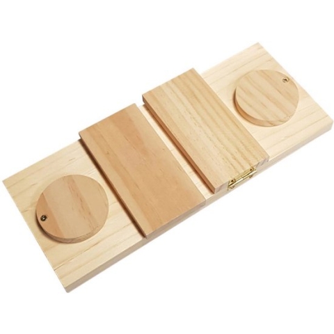 Duvo+ Houten Sniffle `n Snack Puzzle Dan - Speelgoed - 28x12x2.5 cm