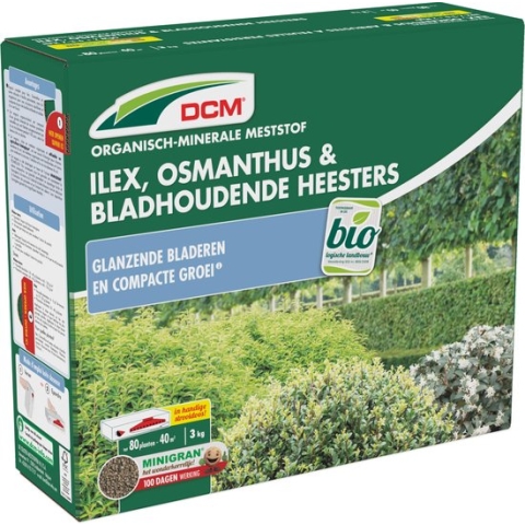 DCM ILEX/OSMANTUS/BLADHOUDENDE HEESTERS 3KG