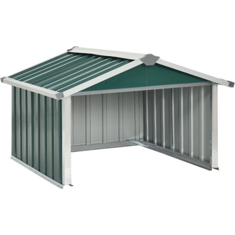 vidaXL-Overkapping-voor-robotmaaier-92x97x63-cm-staal-groen