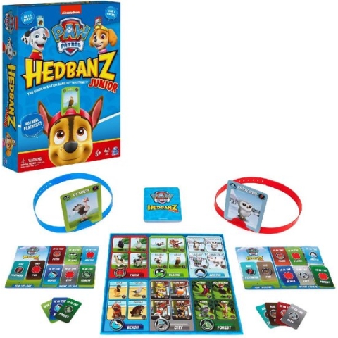 PAW Patrol - Pup - Bordspel - HedBanz Junior - Vragenspel - Nederlands-Frans editie