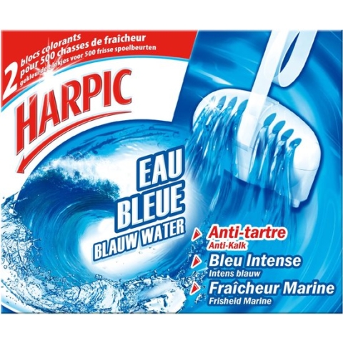 Harpic reiniger WC 'Fresh Block Blauw water'
