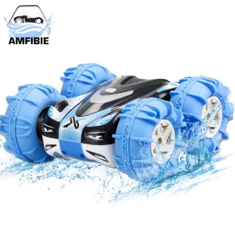 Exost RC AquaCross Amfibie Stuntauto 1:18 - RC auto - Bestuurbare auto - Oplaadbare Accu
