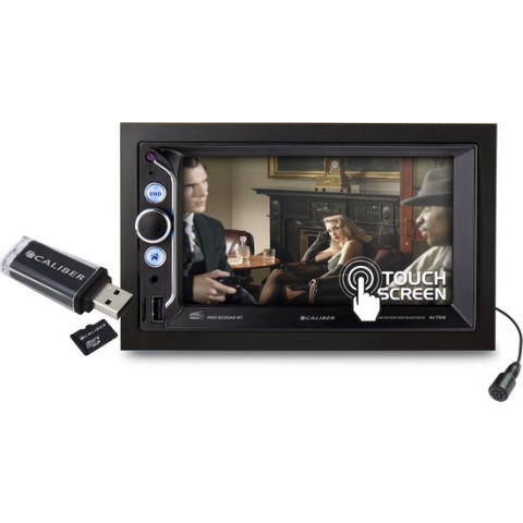 Caliber Autoradio met Bluetooth - DAB - DAB+ - USB, SD, AUX, FM - 2 DIN - Dubbel DIN - Achteruitrijcamera Ingang - Handsfree bellen - iOS - Android - USB Oplaadpoort (RMD803DAB-BT)
