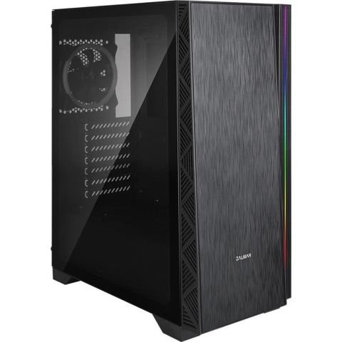 Zalman Z3 Neo Midi-Tower - zwart - gehard glas - USB 2.0