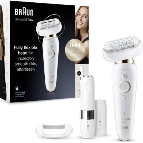 Braun Silk-épil 9 Flex 9005 40 pincetten Goud, Wit