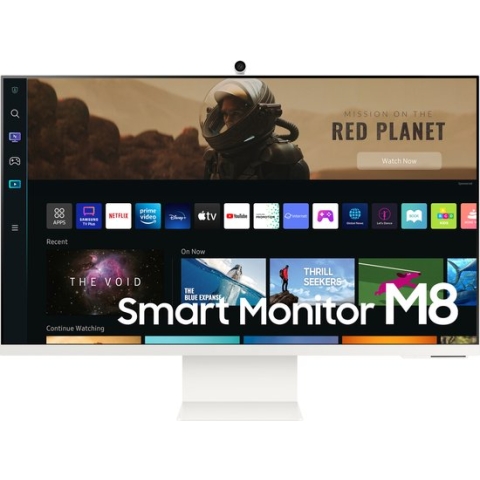 Samsung M8 LS32BM801UU - 4K Smart Monitor - Webcam - USB-C 65w -  32 inch - Wit