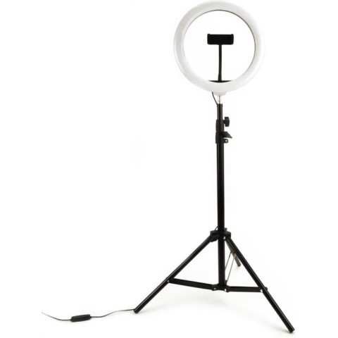 Selfie Ringlamp 26 Cm Met Statief 210cm
