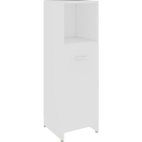 vidaXL-Badkamerkast-30x30x95-cm-bewerkt-hout-wit