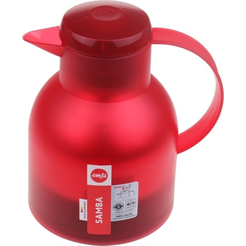 Emsa Samba Thermoskan Rood 1L