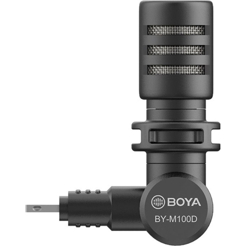 Boya Microfoon By-m100d Condensator Ios 18 X 72 Mm Zwart