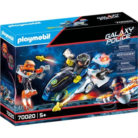 PLAYMOBIL Galaxy Police Galaxy politiemotorfiets - 70020