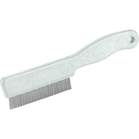 Excellent vlooienkam - Hond - Kat - Kam - Borstel - Dierenborstel - Vachtverzorging - Stofkam - Hondenkam - Hondenborstel - Kattenkam - Wit - 13cm