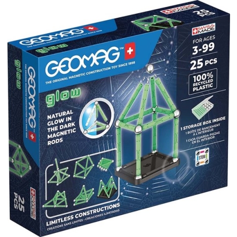 Geomag Glow Set Recycled - 25-delig