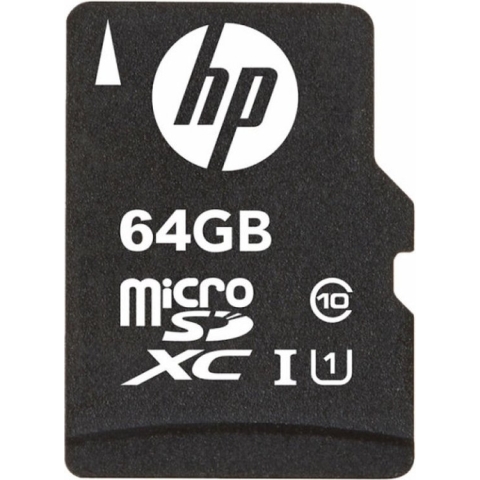 HP SDU64GBXC10HP-EF, 64 GB, MicroSDXC, Klasse 10, UHS-I, Class 1 (U1), Zwart