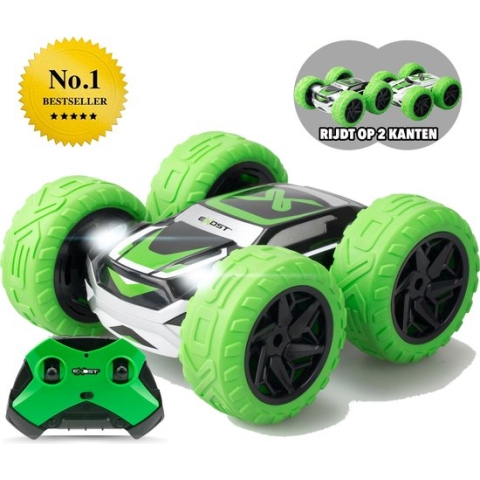 Exost RC 360 Cross II Stuntauto groen 1:18 - RC Auto - Bestuurbare Auto