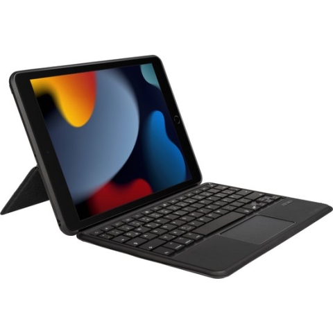Gecko Covers Apple iPad (2021) Keyboard Cover Toetsenbordcover QWERTZ - Zwart