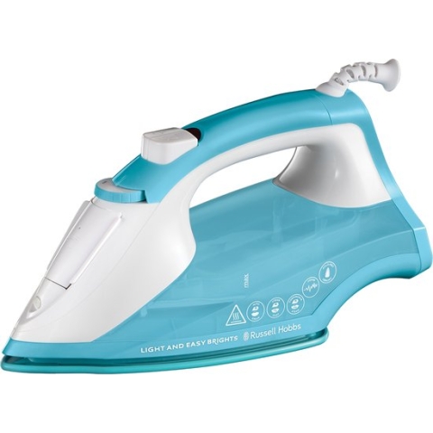 Russell Hobbs Light & Easy Brights Strijkijzer / Stoomstrijkijzer 26482-56 - Aqua