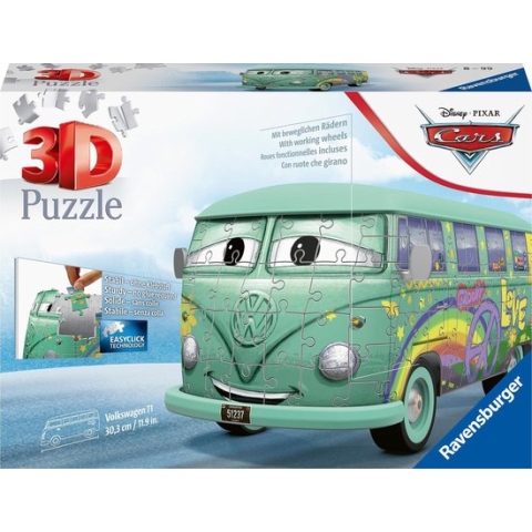 Ravensburger Volkswagen bus T1 Pixar Cars - 3D puzzel - 162 stukjes