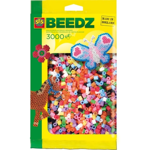 SES Beedz - Strijkkralen - Mix Basis - 3000 stuks - PVC vrij