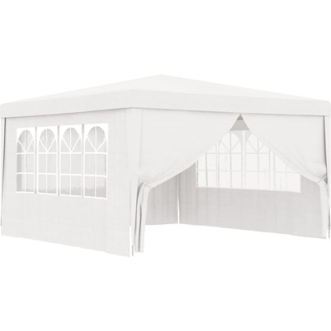 vidaXL-Partytent-met-zijwanden-professioneel-90-g/m²-4x4-m-wit