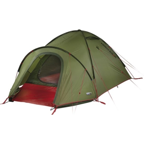 High Peak Nightingale 3 LW - Koepeltent - 3-Persoons - Groen/rood