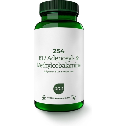 AOV 254 B12 Adenosyl- & Methylcobalamine- 120 zuigtabletten - Vitaminen - Voedingssupplement
