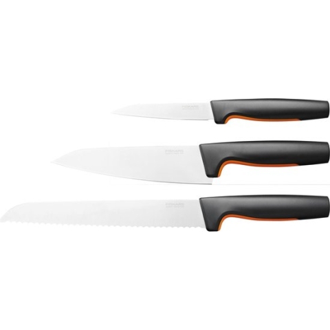 Fiskars Functional Form Messenset - Keukenmessen - Softtouch Antislipbekkleding - 3-delig