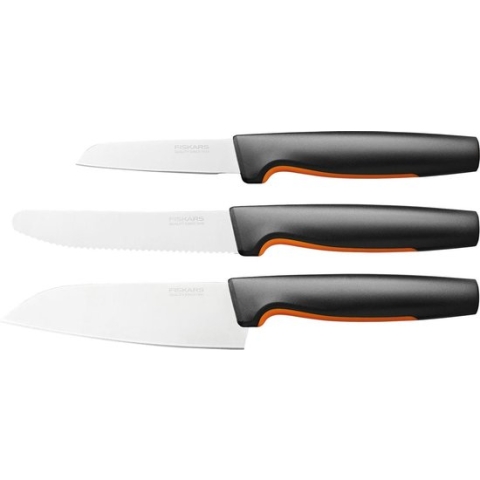 Fiskars Functional Form Messenset - Keukenmessen - Softtouch Antislipbekkleding - 3-delig