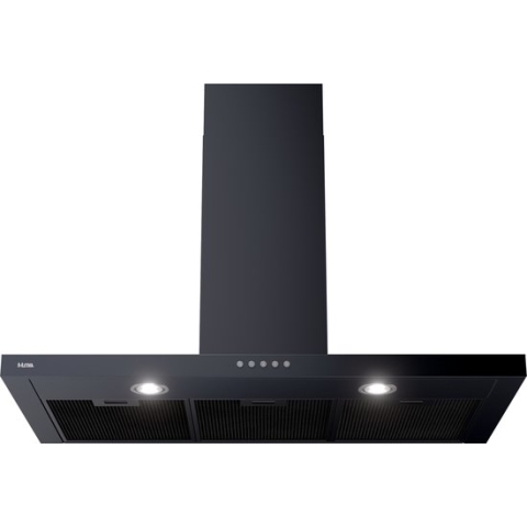 ETNA AB691ZT - Slimline schouwkap - 90 cm - Matzwart