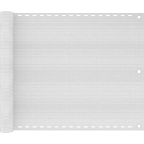 vidaXL-Balkonscherm-75x500-cm-HDPE-wit