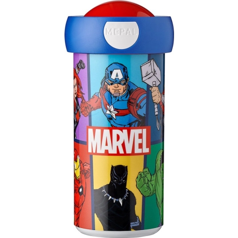 Mepal schoolbeker Campus – 300 ml – Sluit goed af – Drinkbeker voor kinderen – Avengers