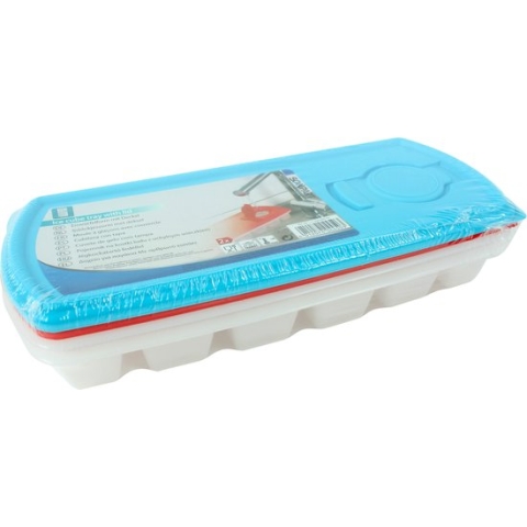 Scanpart ijsblokjesvorm met deksel - ijsblokjestray - ijsblokjesmaker - Groot - 2 stuks