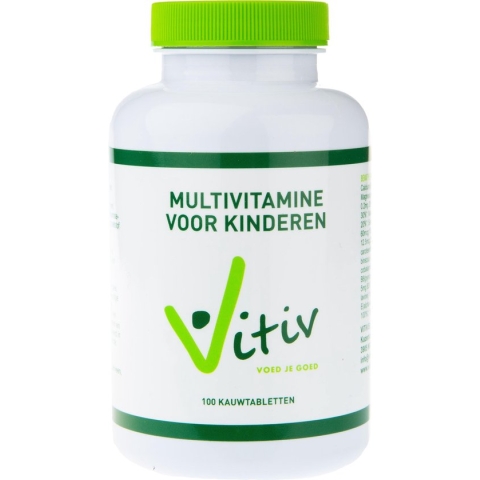 Vitiv Kinder Multi Vitamine 100 tabletten  Beste keuze