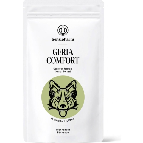 Sensipharm Geria Comfort Hond - Voedingssupplement bij Ouderdom / Senioren - 90 Tabletten à 1000 mg