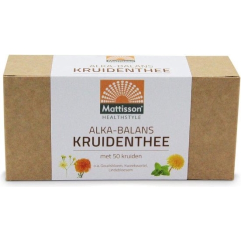 Mattisson - AlkaBalans Zuur Base Kruidenthee - 25 Theezakjes