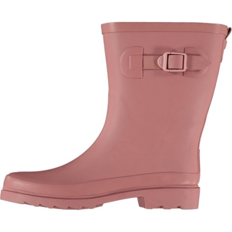 Xqboots Dames Regenlaars Riem Rubber Roze - Laarzen - 39