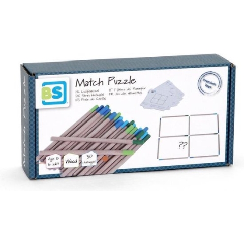 BS Toys Lucifer Puzzel - Hout - Vanaf 8 Jaar - 30 Mogelijkheden - Educatief Spel