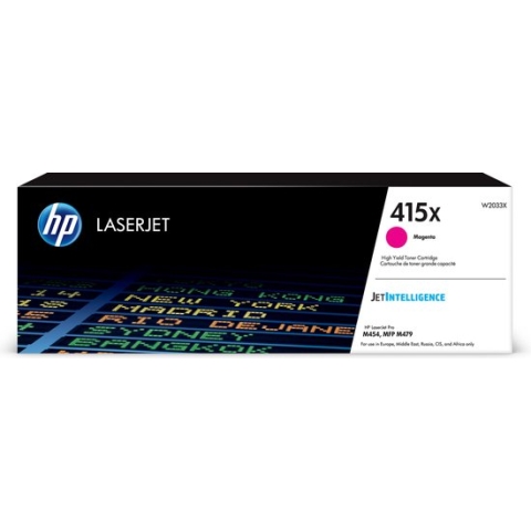 HP 415X originele high-capacity magenta LaserJet tonercartridge