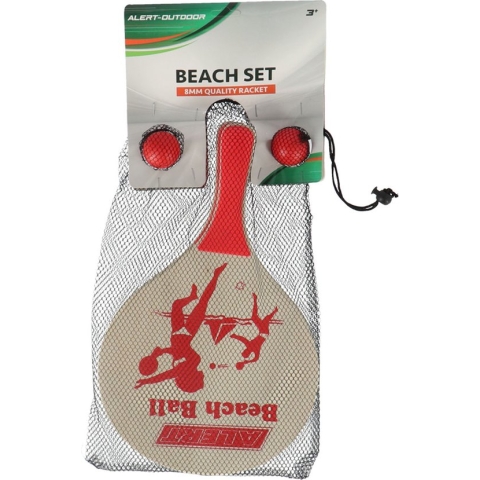 Alert Beachball Set Deluxe Hout