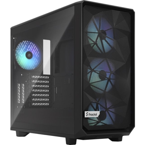 Fractal Design - Meshify 2 RGB Black TG Light Tint - PC - Black Case (FD -C -MES2A -06)