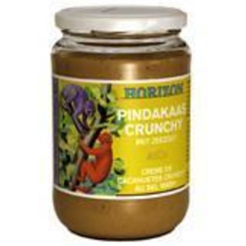 Horizon Pindakaas crunchy met zeezout eko 650 gram