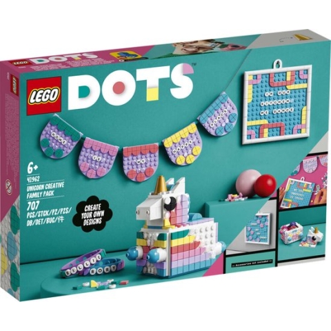 LEGO DOTS Eenhoorn creatieve gezinsset - 41962