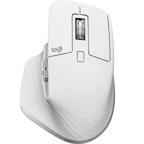 Logitech MX Master 3S - Muis - Rechtshandig - Licht grijs