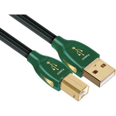 Audioquest Forest USB A naar USB B Kabel - Hifi USB Kabel - 0,75m