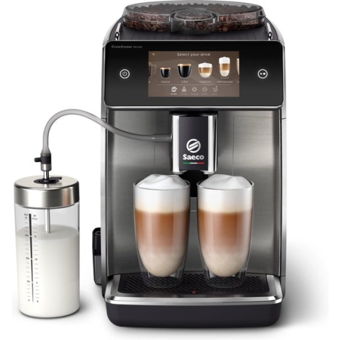 Saeco GranAroma Deluxe SM6685/00 - Volautomatische espressomachine - Zwart/Metallic