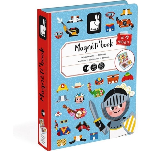 Janod Magnetibook Jongens Kostuums - Magneetboek