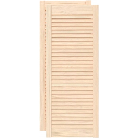 vidaXL-Kastdeuren-met-lamellen-2-st-99,3x39,4-cm-massief-grenenhout